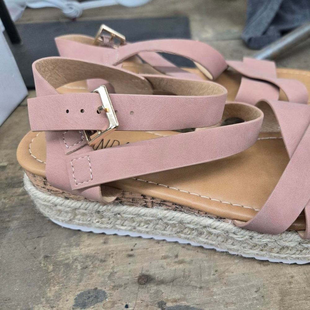 woman's Brown Strappy Sandals by Sandal up
